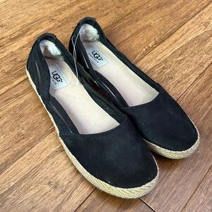 NEW UGG Women’s Cicily Slip-one Black Nubuck sz 8